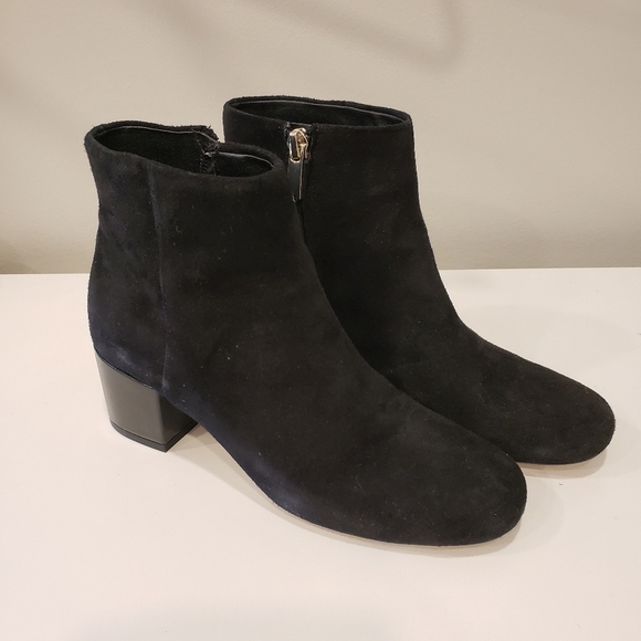 Sam Edelman "Edith" Suede Booties - sz 5M - Picture 1 of 10